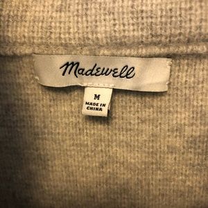 Madewell sweater jacket